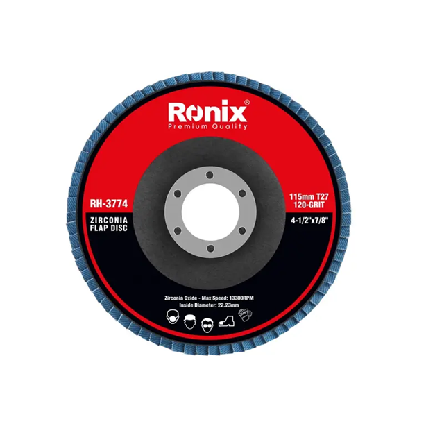 Ronix Flap Grinding Disc 115 mm (40-120 Grit) - Image 3